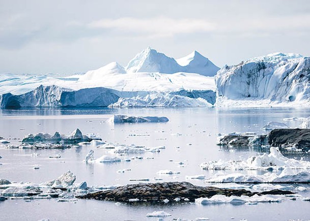 北極變暖速度加快，大量冰層融化。（Getty Images圖片）