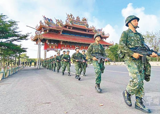 台灣陸軍257旅展開訓練。
