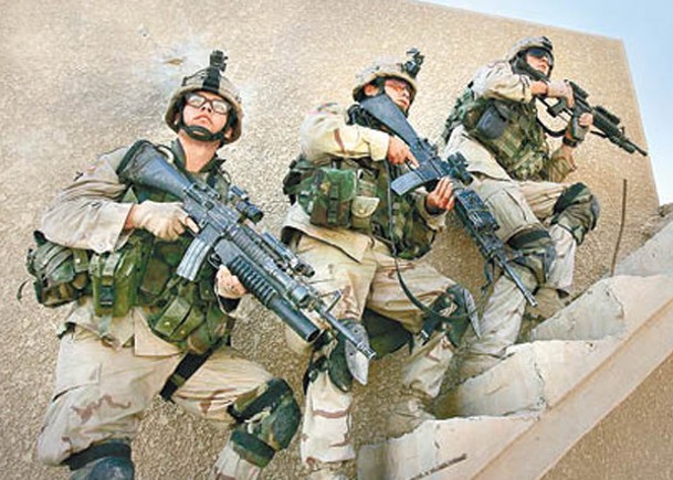 美軍在伊拉克設有基地。