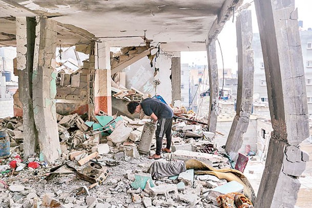 以色列空襲目標包括加薩地帶南部地區。（Getty Images圖片）