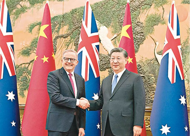 中澳領導人會晤  商討合作