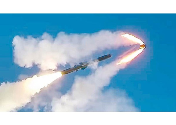 真主黨被指擁有俄製反艦導彈；圖為P800縞瑪瑙反艦導彈。
