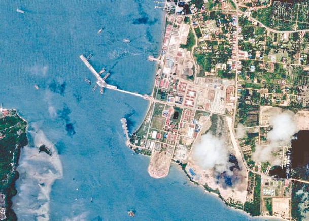 雲壤海軍基地被指日後供中國解放軍使用。