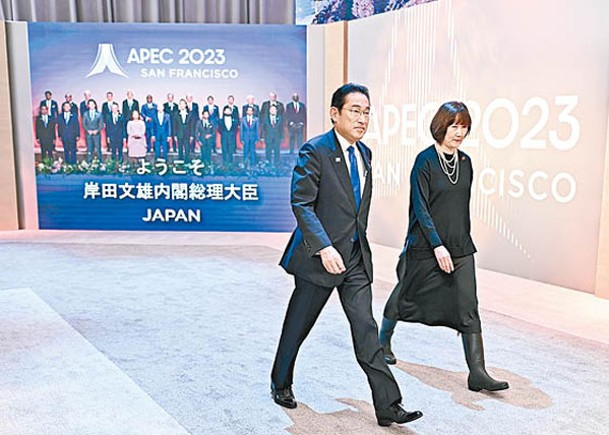 岸田文雄（左）要求中國取消日本水產進口限制措施。