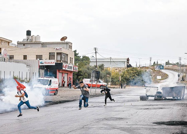 約旦河西岸地區多次爆發衝突。（Getty Images圖片）