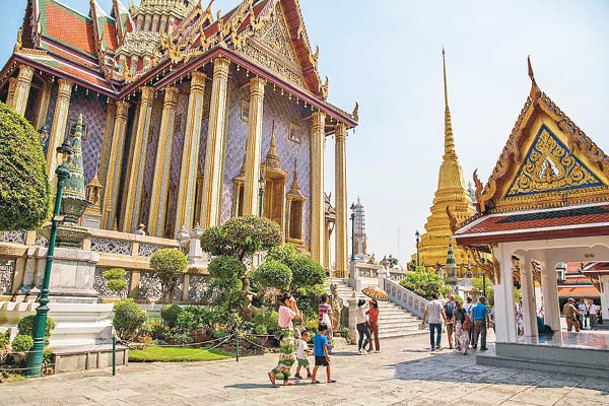 曼谷是海外遊客熱門到訪地點。（Getty Images圖片）