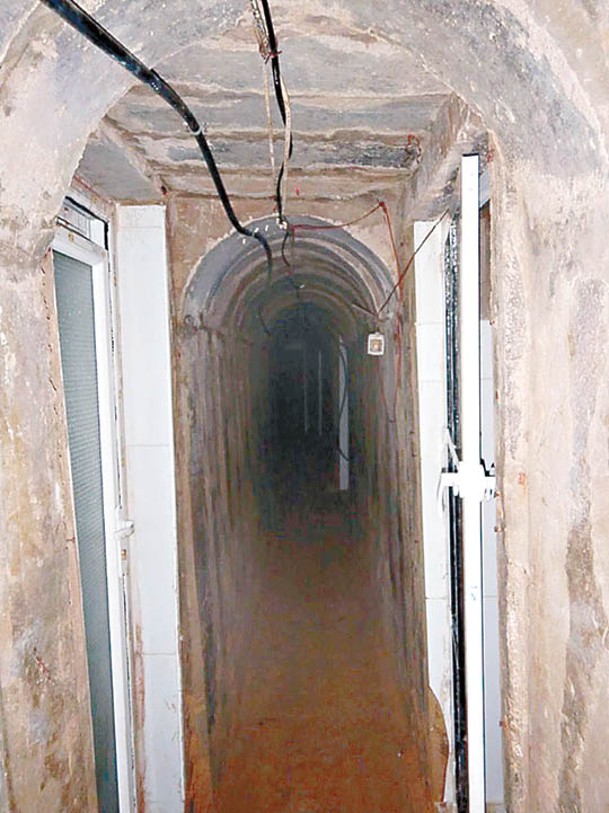以色列發現希法醫院地下設有哈馬斯隧道。