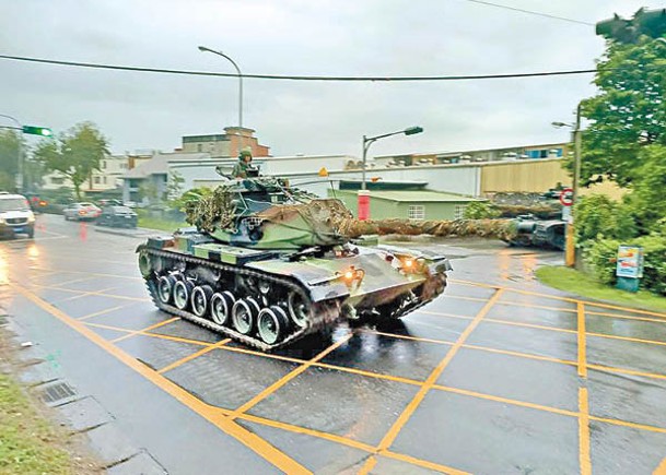 台M60A3坦克擬換強化引擎