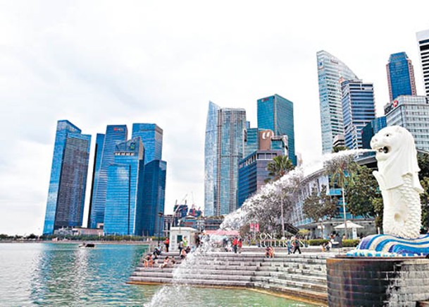 新加坡計劃填海興建人工島及蓄水池。（Getty Images圖片）