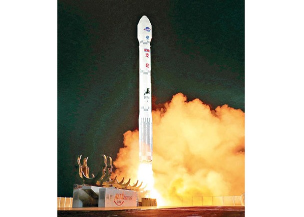北韓早前成功發射軍事偵察衞星。