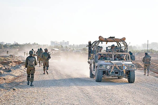 以軍繼續在加薩的地面行動。