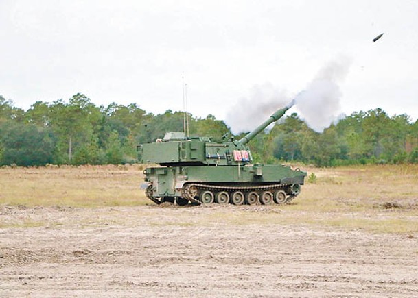 M109A7自走炮屬台軍期望購買武器之一。