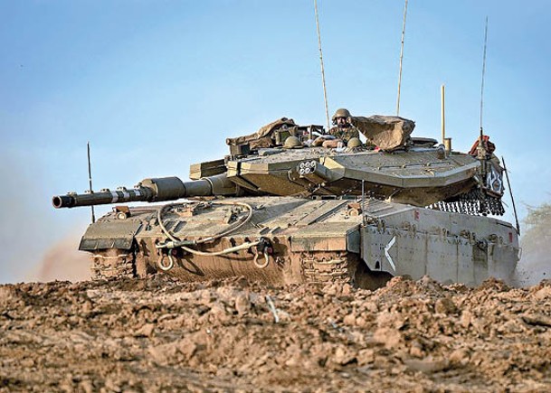 美國計劃向以色列出售主戰坦克炮彈。（Getty Images圖片）