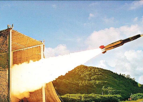 雄風系列導彈是台灣反制解放軍的重要武器。