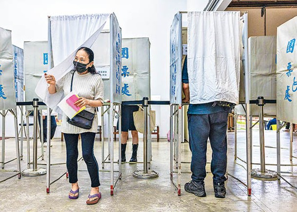 台灣明年舉行總統選舉。（Getty Images圖片）