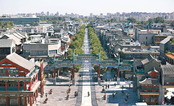 文旅局擬為北京中軸線（圖）申遺，弘揚中華文化。