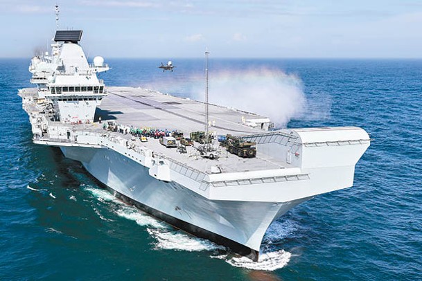 夏博思宣布，英國皇家海軍航母打擊群將於2025年重返印太。