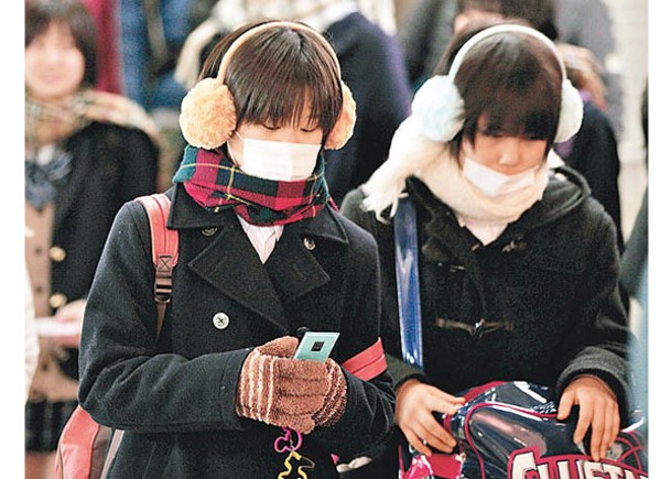 日季節性流感患者飆  越警報水平