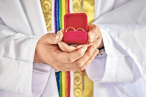 天主教視婚姻為一男一女結合。（Getty Images圖片）