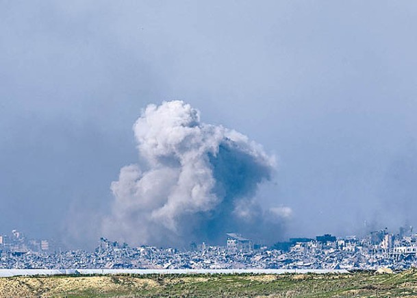 以色列軍方繼續攻擊加薩。