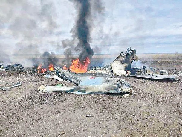 烏克蘭利用愛國者防空導彈擊落俄羅斯軍機。