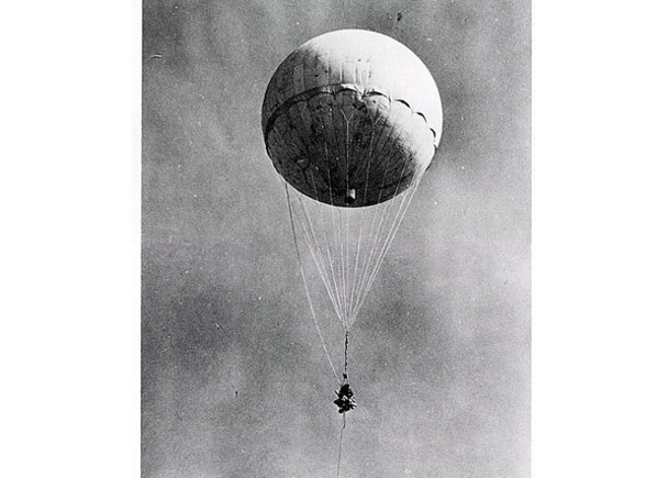 日本二戰時曾經放出氣球炸彈攻擊美國本土。