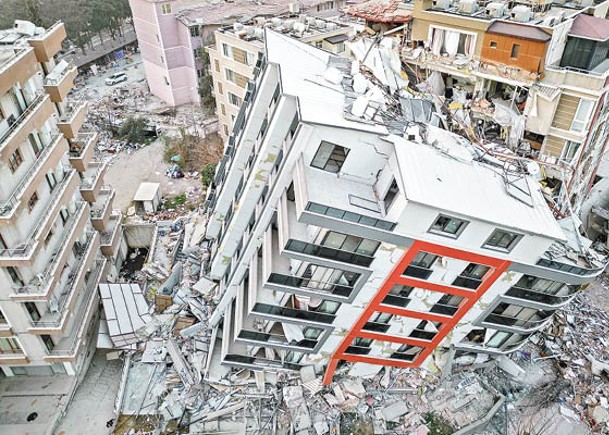 土耳其去年發生嚴重地震。（Getty Images圖片）