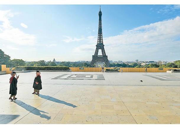 艾菲爾鐵塔是法國其中一個著名景點。（Getty Images圖片）