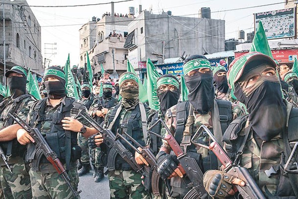 哈馬斯武裝分子加薩活動。