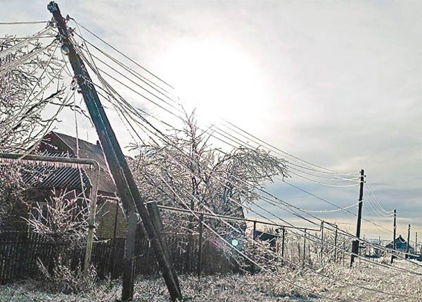 嚴寒造成烏克蘭大範圍停電。