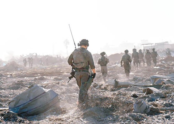 以軍在加薩作戰。