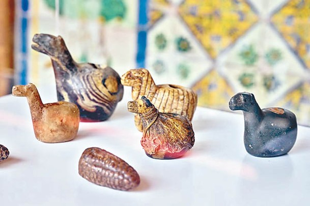 可愛細小的動物造型陶件。
