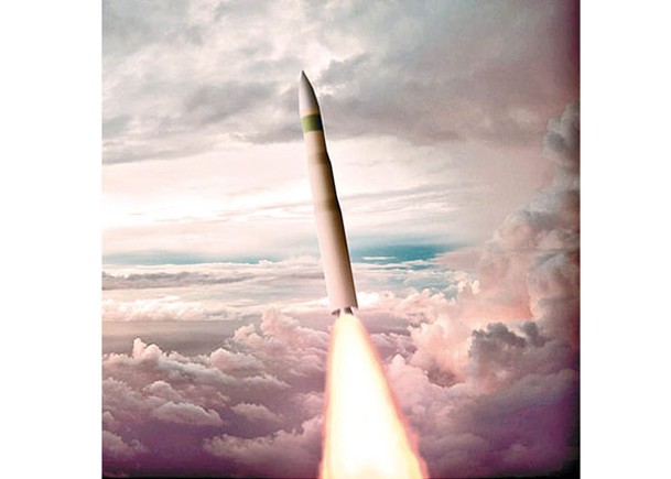 美國計劃採購大量哨兵型洲際彈道導彈；圖為構想圖。