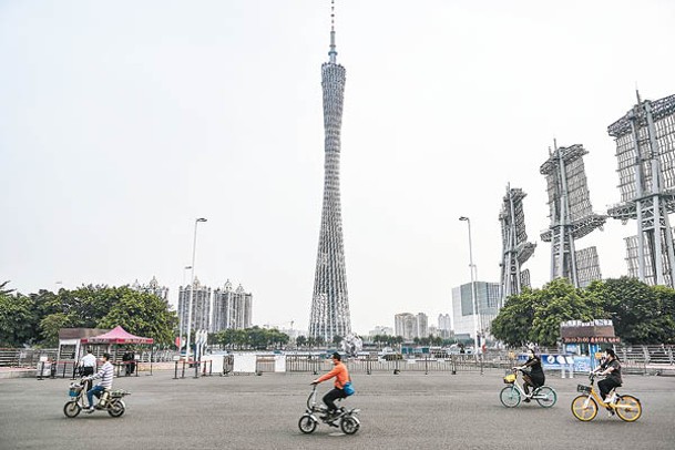 廣州塔外形獨特。