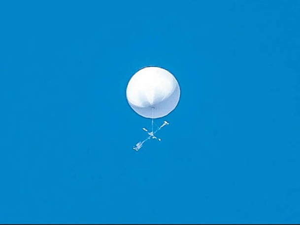 台灣不斷發現大陸氣球。