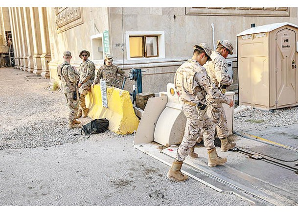 美國在伊拉克部署士兵執行反恐行動。（Getty Images圖片）