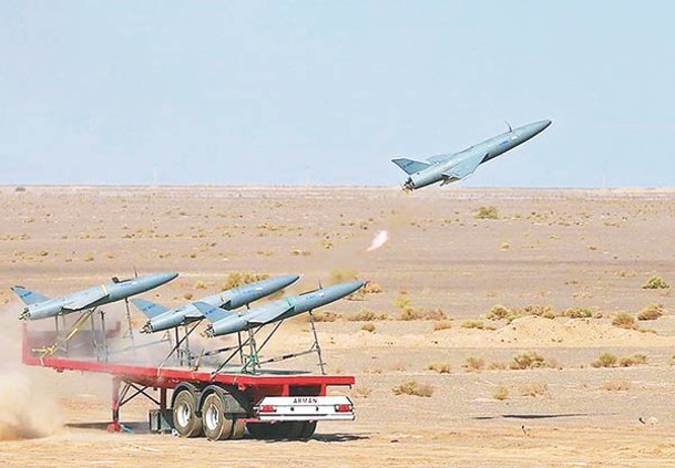 伊朗製自殺式無人機在中東地區的活動非常活躍。