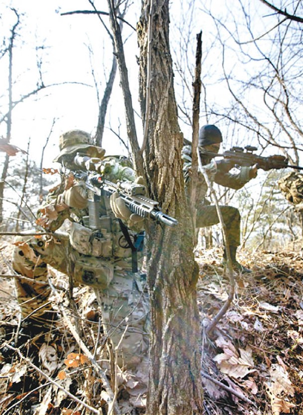 美韓舉行聯合特種作戰演習。