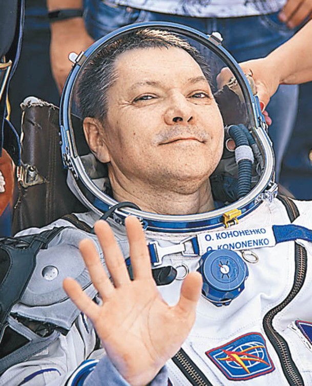 科諾年科成為累計在太空停留最久的太空人。（Getty Images圖片）