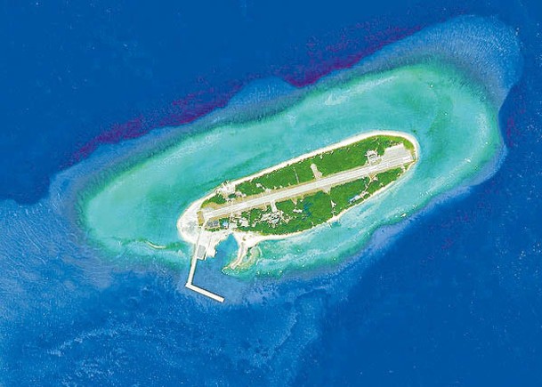 太平島（圖）位於南海南沙群島。