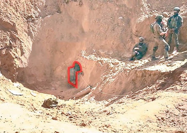 加薩聯國機構底部  發現哈馬斯隧道