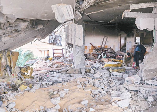 拉法近日遭受以色列猛烈空襲。（Getty Images圖片）