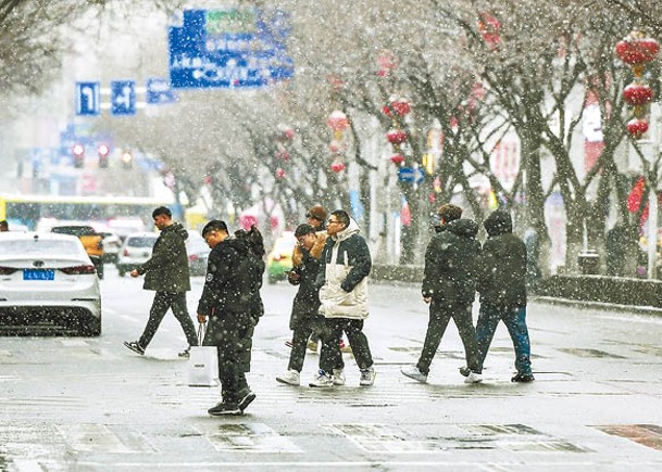 新疆再有降雪。  （中新社圖片）