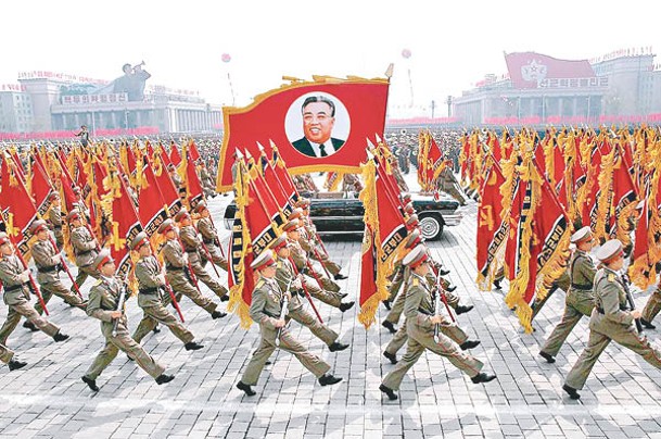 朝鮮半島局勢緊張，北韓不時閱兵。