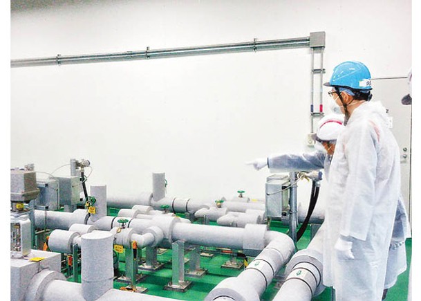 福島第一核電站洩漏核污水。