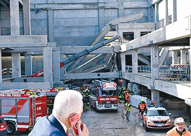 意大利地盤塌建築物  3死3傷  兩人失蹤