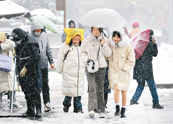 內地發布6大預警 河北河南等地迎暴雪