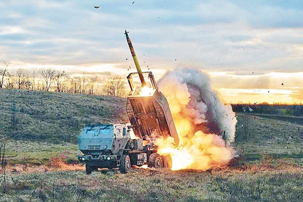 烏克蘭使用M142高機動火箭系統。