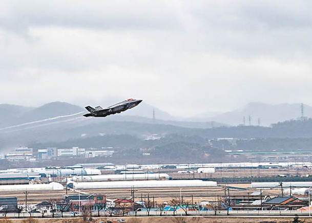 美韓空軍舉行聯合空中演習。