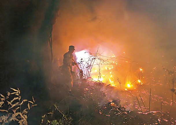 貴州省短期內發生多宗山火。
